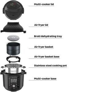 multivārāmais katls instant pot pro crisp 11in1 1500w 7.6l6