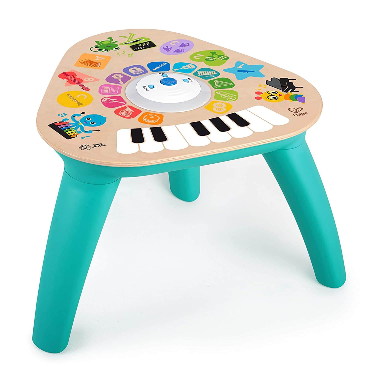 muzikālais aktivitāšu galds baby einstein 12398 hape clever composer tune table