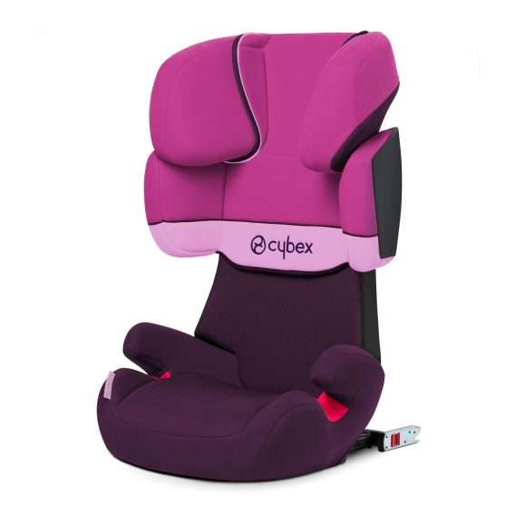 autokrēsliņš cybex silver solution x fix, isofix, rozā violets