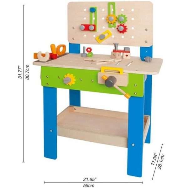 bērnu koka darba galds hape e3000 3