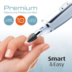 bezvadu elektriskais manikīra un pedikīra komplekts prorelax premium1