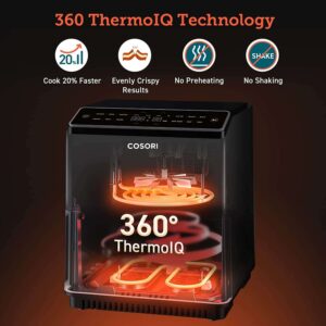 karstā gaisa friteris cosori dual blaze smart air fryer 6.4 l 1700w caf p583s1
