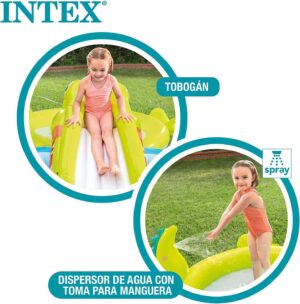 piepūšamais bērnu baseins intex aligators 57164np 323 x 175 x 74 cm2