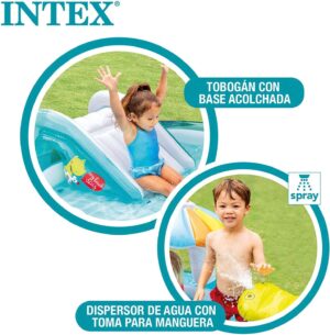piepūšamais bērnu baseins intex krokodīls 57165np 201 x 170 x 84 cm 3
