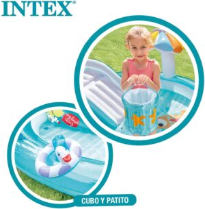 piepūšamais bērnu baseins intex krokodīls 57165np 201 x 170 x 84 cm 4