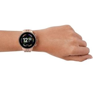 viedpulkstenis fossil 6th gen, 42mm, ftw6077 rozā zelta1