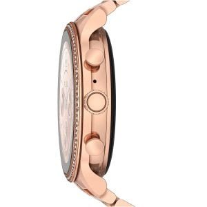 viedpulkstenis fossil 6th gen, 42mm, ftw6077 rozā zelta3
