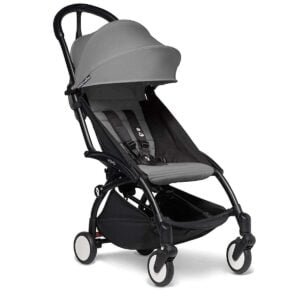 ceļojumu rati babyzen yoyo 2 pelēki melns rāmis