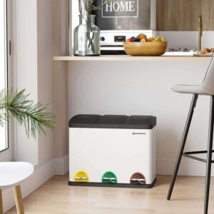 metāla atkritumu tvertne šķirošanai 3 in 1 45 l ltb45w