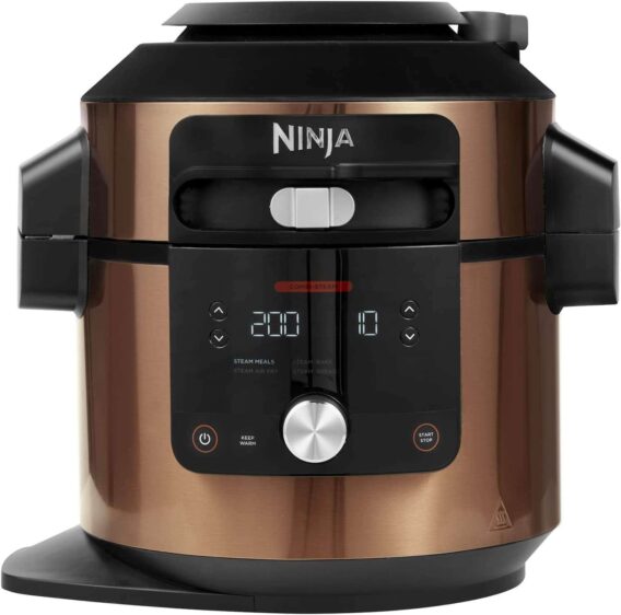 multivārāmais katls ninja foodi max 12in1 ol650eu, 7.5 l hot air fryer vara krāsa