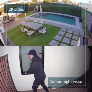 novērošanas kamera arlo pro3 wireless 2k uhd fb1001 100eus