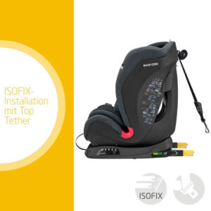 autokrēsliņš maxi cosi titan plus, isofix, 9 36 kg, authentic graphite