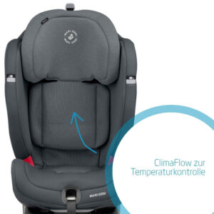 autokrēsliņš maxi cosi titan plus, isofix, 9 36 kg, authentic graphite