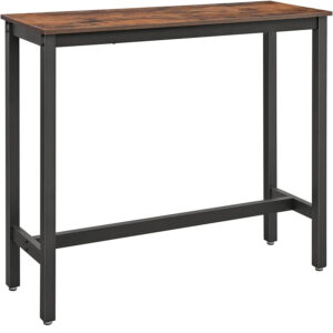 bāra galds industrial 120 x 40 x 100 cm lbt12x brūns/melns
