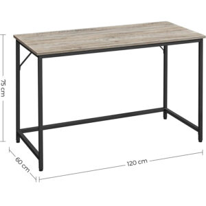 datorgalds / rakstāmgalds lwd039b02 120 x 60 x 75 cm (g x p x a)