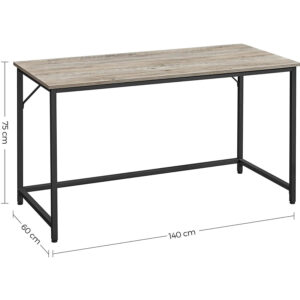 datorgalds / rakstāmgalds lwd043b02 140 x 60 x 75 cm (g x p x a)