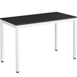 datorgalds / rakstāmgalds vasagle 120 x 60 x 75 cm (g x p x a) melns balts