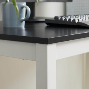 datorgalds / rakstāmgalds vasagle 120 x 60 x 75 cm (g x p x a) melns balts