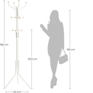 drēbju pakaramais statīvs songmics 182 x 44 cm melns (copy)