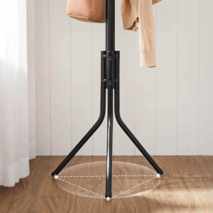 drēbju pakaramais statīvs songmics 182 x 44 cm melns