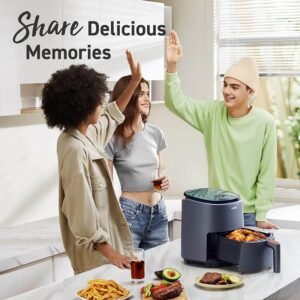 karstā gaisa friteris cosori lite 3.8 l smart air fryer 1500w caf li401s pelēks