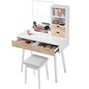 kosmētikas galds ar spoguli rdt32k 90x40x137.5 cm (p x d x a)