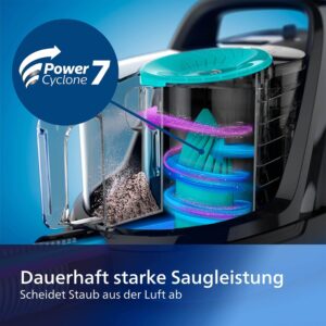 putekļu sūcējs philips powerpro active fc9555/09 bez maisiņa 900 w 1.5l