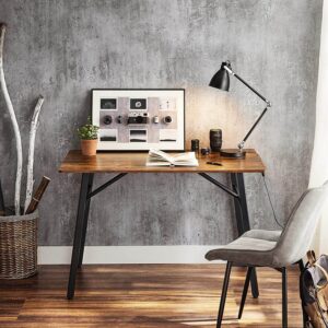 virtuves galds industrial kdt076b01 120 x 75 x 75 cm brūns, melns