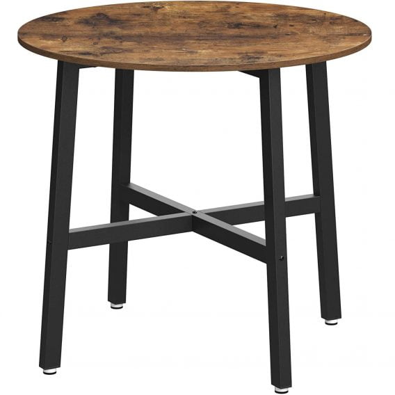 virtuves galds industrial kdt080b01 80 x 75 cm brūns, melns