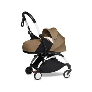 ceļojumu rati babyzen yoyo 2 complete set toffee balts rāmis