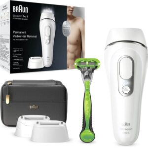 fotoepilators braun ipl silk expert pro 5 pl5145 balts/sudraba
