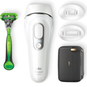 fotoepilators braun ipl silk expert pro 5 pl5145 balts/sudraba