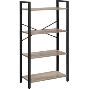 grāmatu plaukts lls060b02 66x30x120 cm