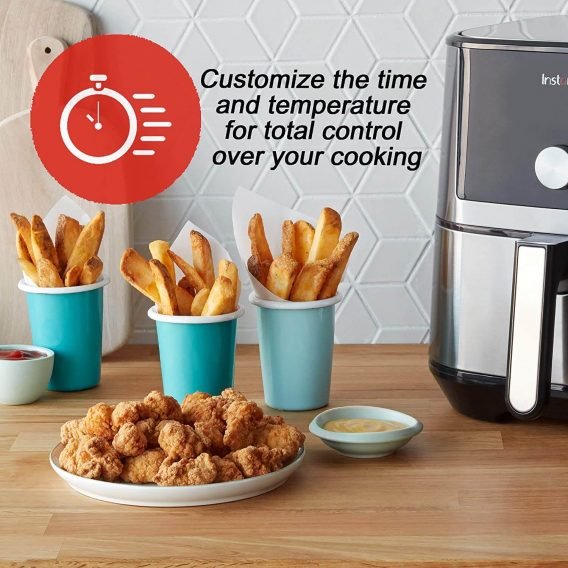 karstā gaisa friteris instant pot vortex 6 plus hot air fryer, grill 5.7 l 1700 w