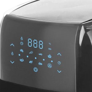 karstā gaisa friteris emerio ‎af 123544 air fryer 5.5 l 1400 w