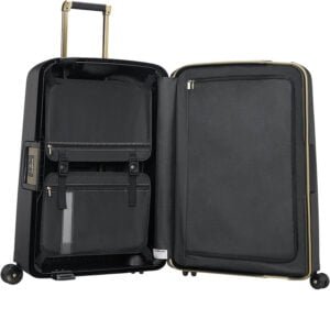 koferis samsonite s cure dlx spinner 69 cm 79 l melns
