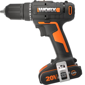 akumulatora skrūvgriezis worx wx108 20 v 40 nm 13 mm 2 x 2ah