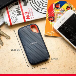 Ārējais cietais disks sandisk extreme ssd 1050mb/s sdssde61 4t00 g25