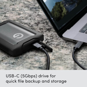 Ārējais cietais disks sandisk profesional g drive armoratd 2tb 140 mb/s sdph81g 002t gband