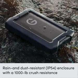 Ārējais cietais disks sandisk profesional g drive armoratd 2tb 140 mb/s sdph81g 002t gband