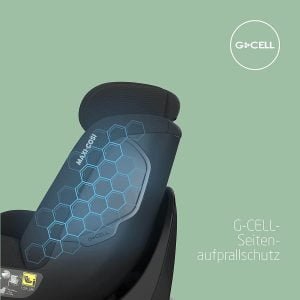 autokrēsliņš maxi cosi mica eco 360° rotējošs i size ar isofix bāzi (0 18 kg) melns