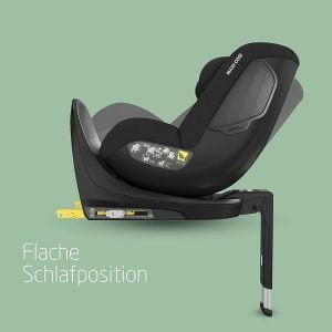 autokrēsliņš maxi cosi mica eco 360° rotējošs i size ar isofix bāzi (0 18 kg) melns