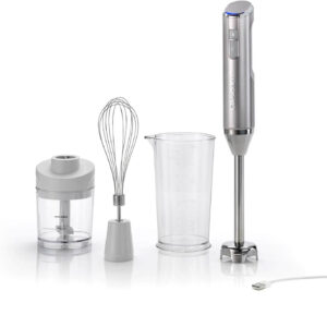 bezvadu rokas blenderis cuisinart rhb100e sudraba