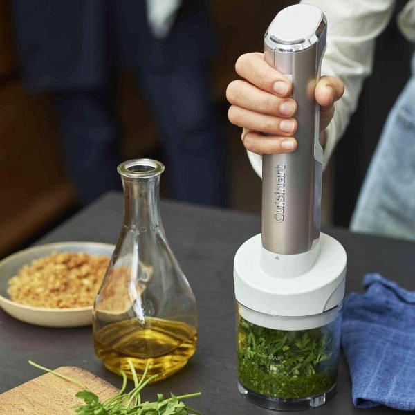 bezvadu rokas blenderis cuisinart rhb100e sudraba