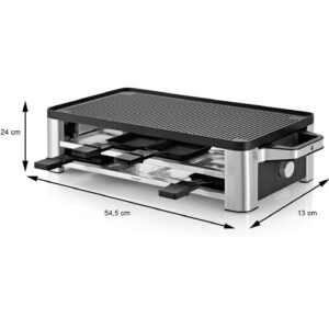 elektriskais galda grils wmf lono raclette ‎415040011, 1500 w, 8 personām