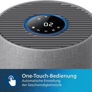 gaisa attīrītājs philips series 3000i ac3033/10 hepa, cadr 520 m³/h, līdz 135 m² pelēks