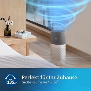 gaisa attīrītājs philips series 3000i ac3033/10 hepa, cadr 520 m³/h, līdz 135 m² pelēks