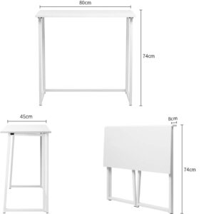 saliekams datorgalds dripex 80 x 45 x 74 cm (pxgxa) balts