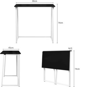 saliekams datorgalds dripex 80 x 45 x 74 cm (pxgxa) melns