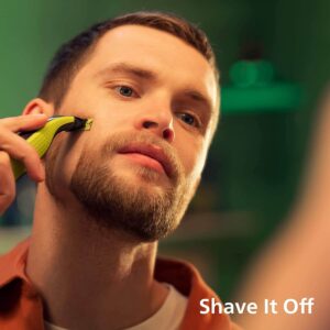 skuveklis philips oneblade pro 360 face + body qp6651/30 uzlādes stacija + ceļojumu maciņš